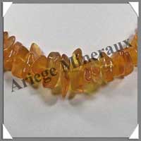 AMBRE Caramel Clair - Sautoir Baroque en D�grad� - 68 cm - CAMB6-3