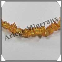 AMBRE Caramel Clair - Sautoir Baroque en D�grad� - 68 cm - CAMB6-3