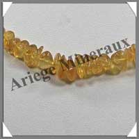 AMBRE Caramel Clair - Sautoir Baroque en D�grad� - 70 cm - CAMB6-4