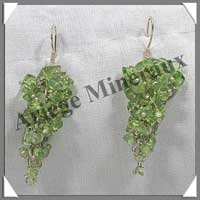 PERIDOT - Boucles d'Oreilles Chip - C31015
