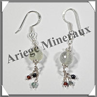 PRENITE - Boucles d'Oreilles Argent - Fantaisie - Hameon - 30x10 mm - W002