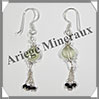 PRENITE - Boucles d'Oreilles Argent - Fantaisie - Hameon - 30x8 mm - W003 Mali
