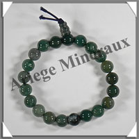AGATE MOUSSE - Bracelet Tibtain - MBMOAP