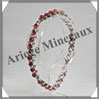 AMBRE - Bracelet Argent - 26 Cabochons en Losange - Caramel - C009 Baltique