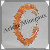 AMBRE - Bracelet Baroque - Caramel Clair - Gros Morceaux - 18 cm - Fermoir Argent - M Baltique