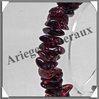 AMBRE - Bracelet Baroque - Caramel Fonc - Gros Morceaux - 18 cm - Fermoir Dor - M