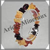AMBRE - Bracelet Baroque - Multicolore - Petits Morceaux - 18 cm - L Baltique