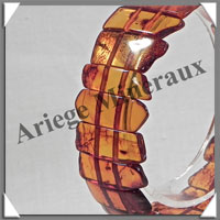 AMBRE - Bracelet Compos - Caramel - 24 Barrettes - 18 cm - L003