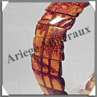AMBRE - Bracelet Compos - Caramel - 24 Barrettes - 18 cm - L003