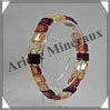 AMBRE - Bracelet Compos - Multicolore - 23 Barrettes - 18 cm - M001 Baltique