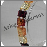 AMBRE - Bracelet Compos - Multicolore - 23 Barrettes - 18 cm - M001