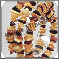 AMBRE - Bracelet Baroque - Multicolore - Serpentin - 50 cm - L