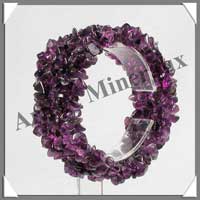 AMETHYSTE Fonce - Bracelet Multi-Chip - A