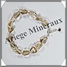 CITRINE (Naturelle) - Bracelet Argent - Nuggets Facets - 17 cm - 10,1 grammes - W003 Brsil