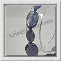 CYANITE - Bracelet Compos - 6 Ovales de 11x15 mm et Ovales 8x12 mm - 19cm - C006