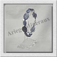 CYANITE - Bracelet Compos - 6 Ovales de 11x15 mm et Ovales 8x12 mm - 19 cm - C007