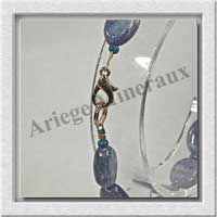 CYANITE - Bracelet Compos - 13 Ovales de 8x12 mm - 19 cm - C006
