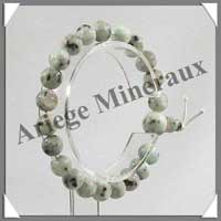 FISH EYE (Jaspe) - Bracelet Tibtain - M-BFEP