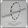 GRENAT Cristallis - Bracelet Argent - 12 Cabochons - 19 cm - P004 Brsil