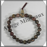 JASPE LEOPARD - Bracelet Tibtain - MBLPP