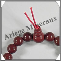 JASPE ROUGE - Bracelet Tibtain - MBRJP