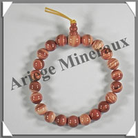 JASPE RUBANE - Bracelet Tibtain - MBRMP