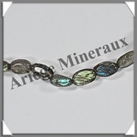 LABRADORITE - Bracelet Promotion - Nuggets de 4x6 mm - Montage Elastique - W