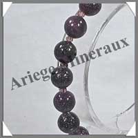 LEPIDOLITE - Bracelet Perles 8 mm - 21 cm - C002