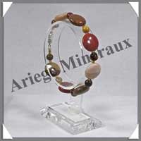MOKAITE - Bracelet Compos : Disques 14 mm - 19 cm - C002