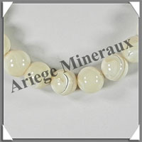 NACRE BLANCHE - Bracelet Tibtain - MBMPP