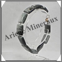 CYMOPHANE ou OEIL DE CHAT - Bracelet Compos - Rectangles - 20 cm - C004