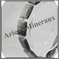 CYMOPHANE ou OEIL DE CHAT - Bracelet Compos - Rectangles - 20 cm - C004