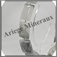 CYMOPHANE ou OEIL DE CHAT - Bracelet Compos - Rectangles - 19 cm - C013