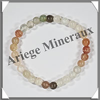 PIERRE de LUNE (Vritable) - Bracelet Promotion - Perles de 7 mm - Montage Elastique - W