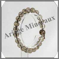 QUARTZ FUME - Bracelet Tibtain - MBRCFP