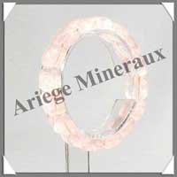 QUARTZ ROSE - Bracelet Facet  - A