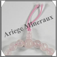 QUARTZ ROSE - Bracelet Tibtain - MBRQP