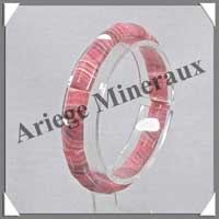 RHODOCHROSITE - Bracelet - Rectangles Facets 8x10 mm - C31175
