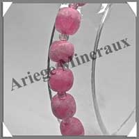 RHODOCHROSITE - Bracelet - Disques 6x6mm - 20 cm - A002