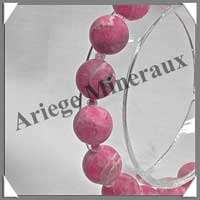 RHODOCHROSITE - Bracelet - Perles de 10 mm - A001