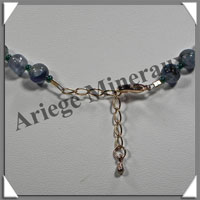 AGATE MOUSSE - Collier Perles 6 mm - 50 cm - M001