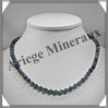 AGATE MOUSSE - Collier Perles 6 mm - 52 cm - M002 Inde