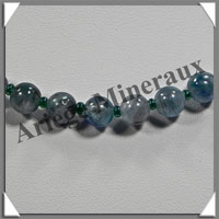 AGATE MOUSSE - Collier Perles 6 mm - 52 cm - M002