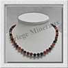 AGATE RUBANNEE - Collier Perles 8 mm - 47 cm - M003 Brsil