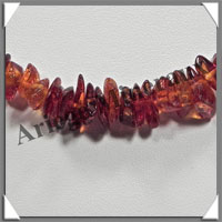 AMBRE - Collier Baroque - Dgrad de Couleurs - Petits Morceaux - 43 cm - L005