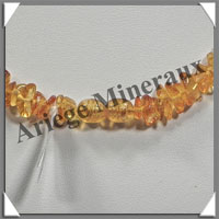 AMBRE - Collier Baroque - Dgrad de Couleurs - Petits Morceaux - 43 cm - L007