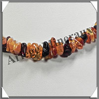 AMBRE - Collier Baroque - Multicolore - Petits Morceaux - 44 cm - L021