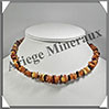 AMBRE - Collier Baroque - Multicolore - Petits Morceaux - 43 cm - L025 Baltique