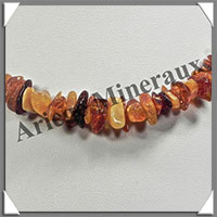 AMBRE - Collier Baroque - Multicolore - Petits Morceaux - 42 cm - L026