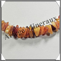 AMBRE - Collier Baroque - Multicolore - Petits Morceaux - 44 cm - L029